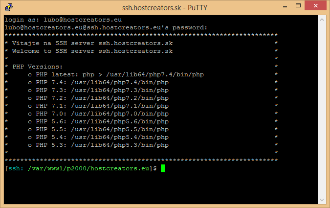 ssh.hostcreators.sk