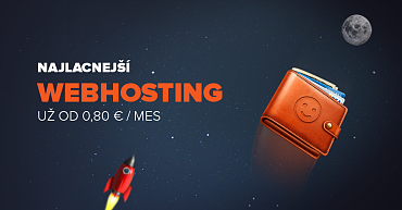 Najlacnejší webhosting