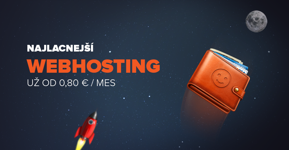 Najlacnejší webhosting