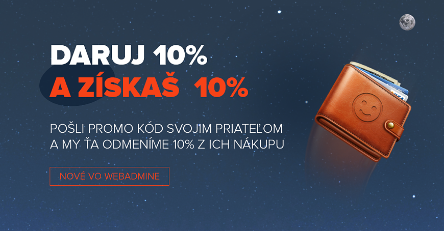 Daruj 10% a získaš 10%