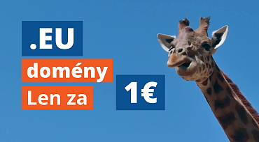 Podnikajte online s doménou .EU za 1€