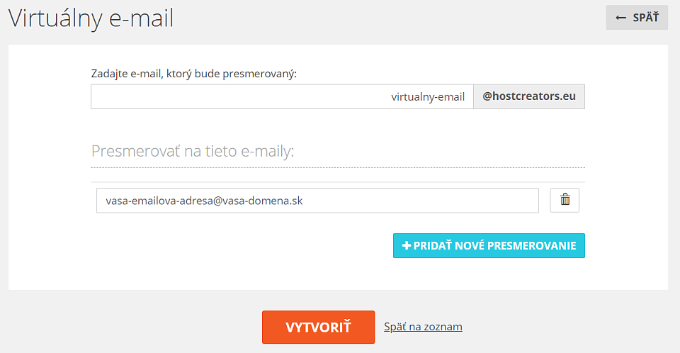 Virtuálny e-mail