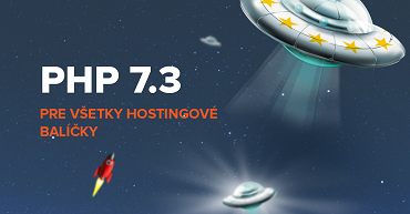 PHP 7.3 pre všetky hostingové balíčky