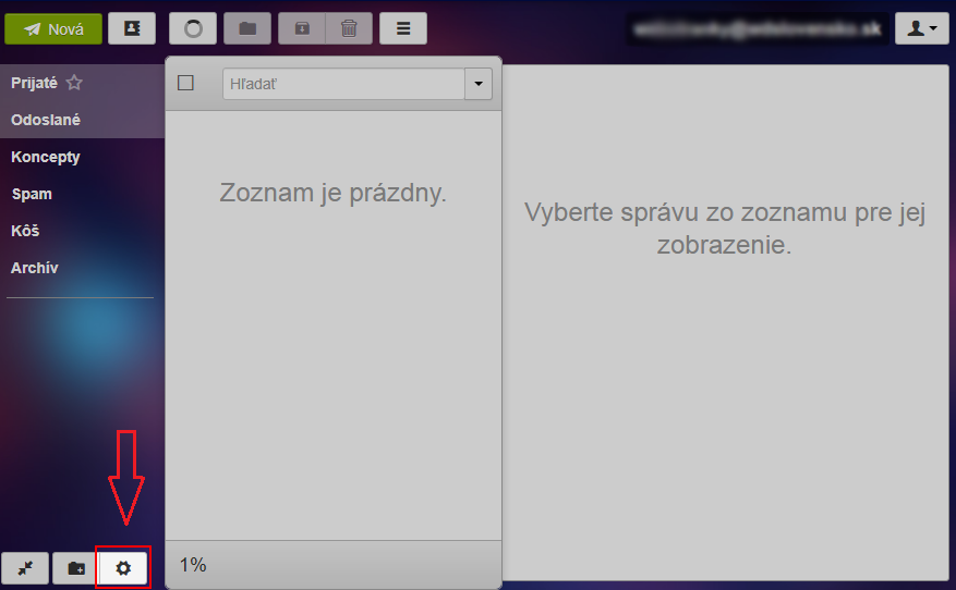 Ako nastaviť spamový filter v Rainloop