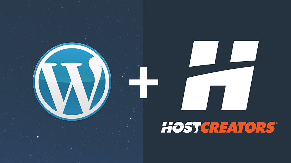 WordPress inštalácia v HostCreators
